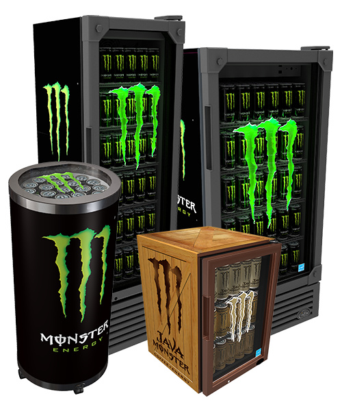 Spiksplinternieuw Monster Energy Display Coolers & Fridges | IDW XG-65