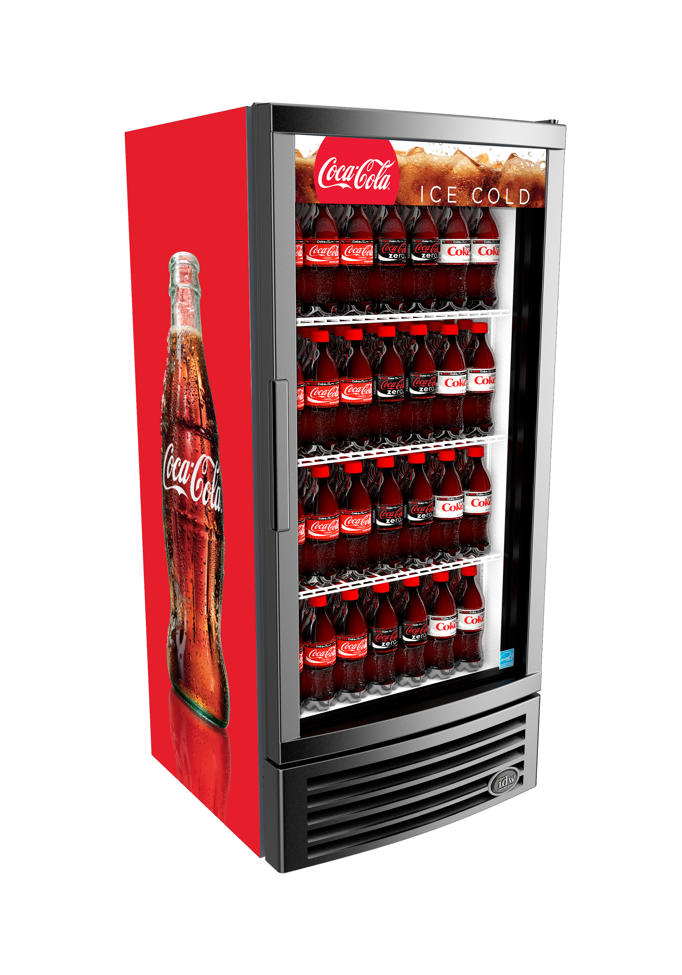 coca cola display refrigerator
